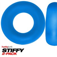 Aperçu: STIFFY Lot de 2 cockrings taureau - Teal Ice