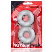 Aperçu: STIFFY Lot de 2 cockrings taureau - Clear Ice