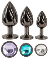 Aperçu: Set luxueux Metal Butt Plug - entraînement anal avec style