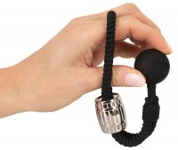 Aperçu: Boucle de pénis avec poids sphérique - Heavy Rope Cock Strap pour un plaisir intense