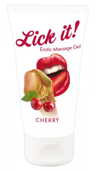 Gel de massage érotique Cerise