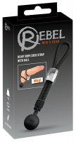 Aperçu: Boucle de pénis avec poids sphérique - Heavy Rope Cock Strap pour un plaisir intense